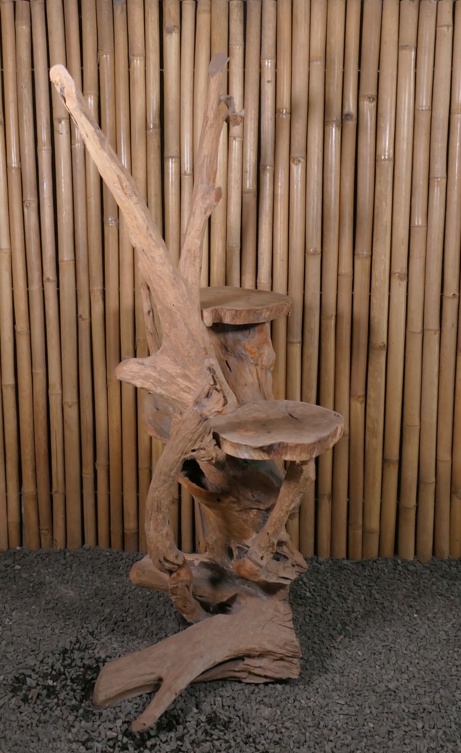  Product image 4 of the product “Shelf made of teak wood about approx. 150cm height ”